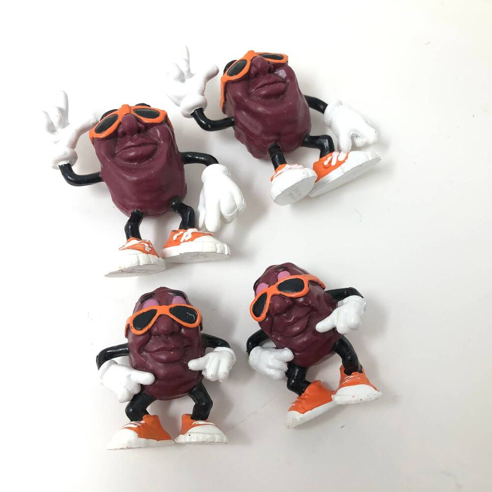 California Raisins Figures Lot of 12 Toys Surf Board Saxophone PVC 1987 Calrab - Picture 6 of 8